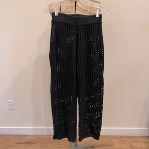 Free people beach crochet pants
